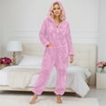 thumbnail image 2 of XINXIAOO Jumpsuits For Women Fuzzy Hoodie Pajamas Jumpsuit Long Sleeve Romper Pajamas Warm Winter Pajamas Tube Top Romper Jumpsuits for Women Jumpsuits for Women Evening Party Womens Jumpsuit Long, 2 of 6