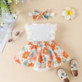 thumbnail image 5 of NOLDARES Girls Dress Toddler Kids Flutter Sleeveless Summer Dresses Swing Casual Sundress Party Playwear Holiday Clothes(White,6-9 Months), 5 of 8
