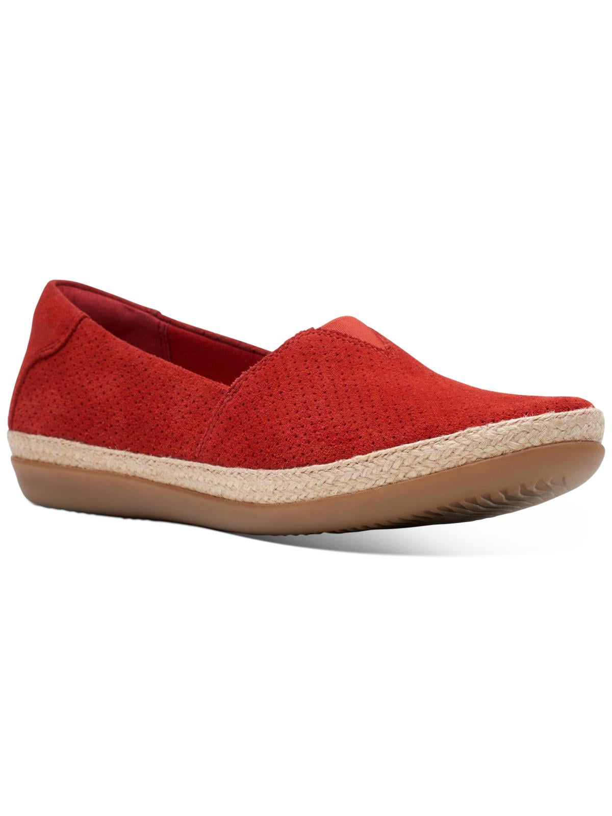 Cloudsteppers by Clarks Womens Danelly Sky Slip On Loafers Red 10 ...