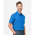 thumbnail image 2 of Devon & Jones DG101 Men's Crownlux Performance Geo Polo-French Blue/ CR Blue-L, 2 of 6