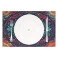 thumbnail image 3 of Rectangular Placemat Set 12'x18' Exquisite Print Durable & Heat Resistant Sun Moon & Stars, 3 of 8