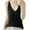 Black, variant on cocolona Womens Summer Knitted Tank Tops V Neck Sleeveless T-shirts Fashion Casual Loose Solid Color Tops