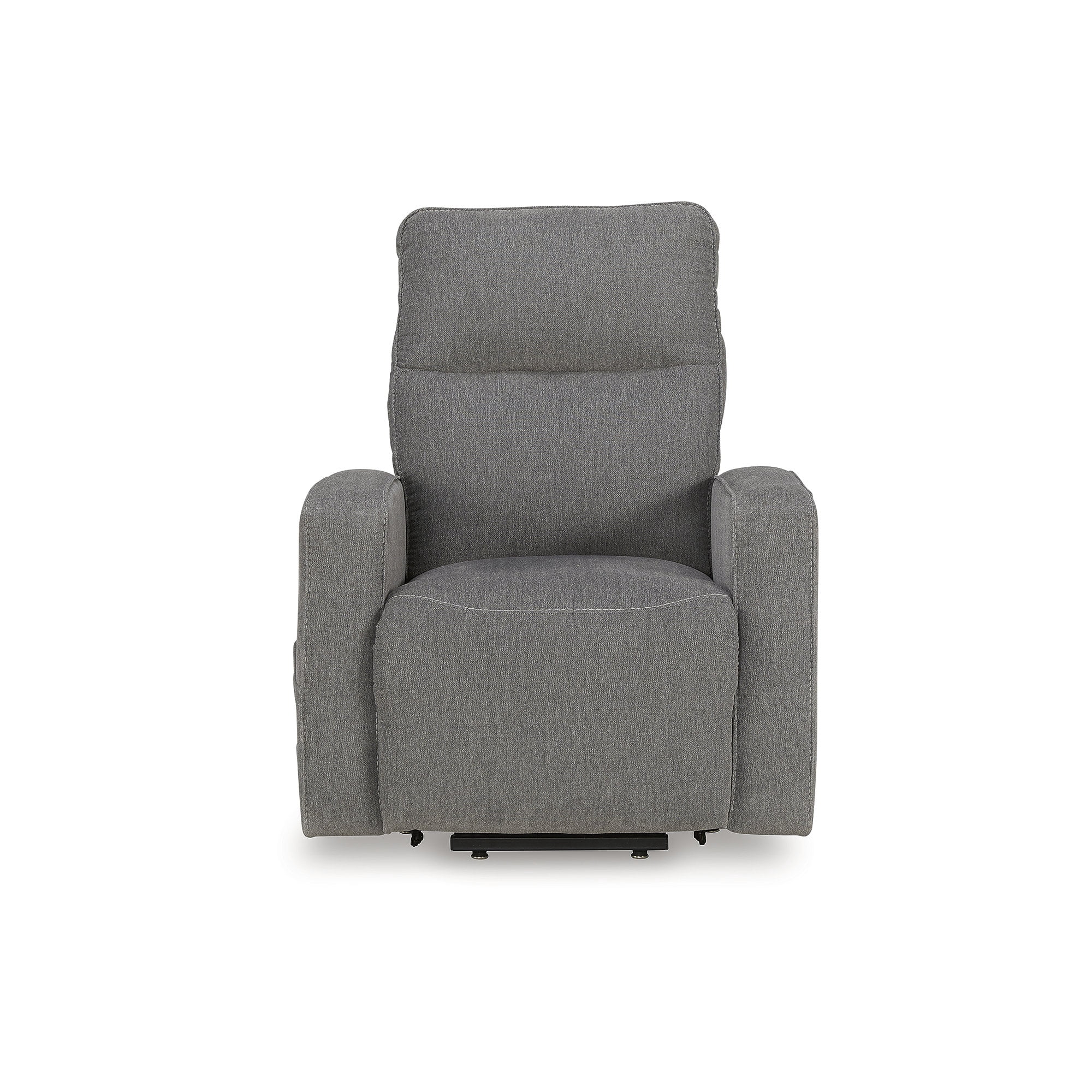 Signature Design by Ashley Starganza Power Lift Recliner Chair with Heat & Massage - Next-Gen Nuvella™ Fabric, Gray