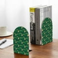 thumbnail image 5 of Lsque St Patrick's Day9 Printed Wood Bookends,Non-Skid Bookend for Shelves,Heavy Duty Support Bookends,Non-Slip Foam Pads for Office, Home, and Library,1 Pair, 5 of 8