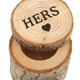 thumbnail image 4 of Un par de cajas de madera para anillos de boda (diámetro de 6 cm, para ella, para él), con soportes para cajas de anillos para guardarlos durante los compromisos de boda y el día de San Valentín., 4 of 5
