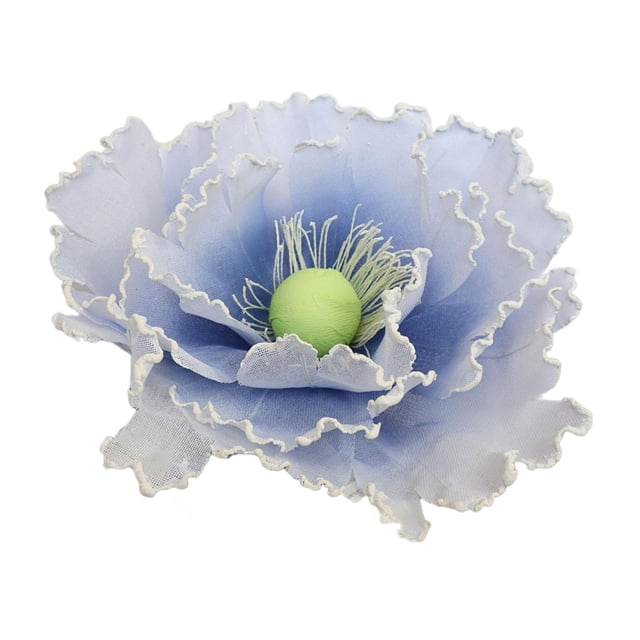 Cabeza de flor artificial moderna para centros de mesa de boda, baby shower nupcial azul 40cm