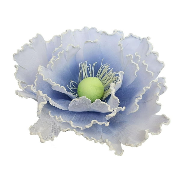 Cabeza de flor artificial moderna para centros de mesa de boda, baby shower nupcial azul 40cm