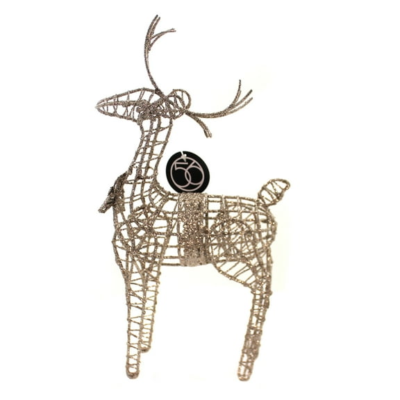Christmas Glittered Reindeer Metal Department 56 6002509