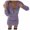Purple, variant on Winter Fall Womens Dresses Casual Solid Knit Zipper V-neck Long Sleeve Mini Slim Pullover Dress