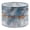 Blue, variant on Linen Drum Lamp Shades Rusted Corrugated Metal Texture Horizontal Stripes Brown 13" x 13" x 10" Lampshade for Table Lamps Floor Lamps Lamp Shade Replacement Easy Assembly Required