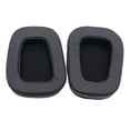 thumbnail image 1 of EeaseMX Almohadillas de repuesto para auriculares G933 y G633 Surround Gaming (negro) - Superficie de cuero, 1 of 7