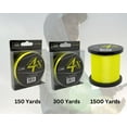 thumbnail image 2 of Fitzgerald Vursa 4X Braided Fishing Line 10 Lb 150 Yds Hi-Vis Yellow, 2 of 4