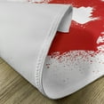 thumbnail image 5 of Ambesonne Fitness Place Mats Set of 4, Red Heart Dumbbell Art, Standard Size, Red and White, 5 of 6