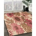 thumbnail image 2 of Ahgly Company Indoor Square Patterned Grapefruit Red Area Rugs, 7' Square, 2 of 6