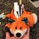 thumbnail image 2 of Estuche de felpa para lápices, diseño de animal de peluche, diseño de zorro, 37 cm, 2 of 2
