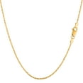 thumbnail image 1 of 14k Yellow Gold Sparkle Chain Necklace, 0.9mm, 18", 1 of 1