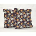 thumbnail image 3 of Fall Harvest Pillowcase / Pillow Cover by Penny's Needful Things (26 x 26) (Pumpkins on Purple), 3 of 4