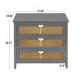 thumbnail image 5 of UBesGoo 3-Drawer Dresser with Ranttan Decorated Chest,Bedside Night Stand Bedroom, 5 of 16