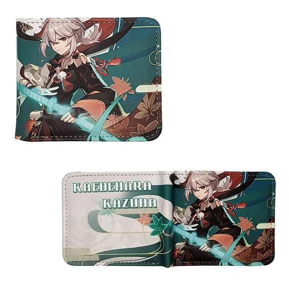 Kaedehara Kazuha Style A - Genshin Impact 4x5" Bi-Fold Wallet