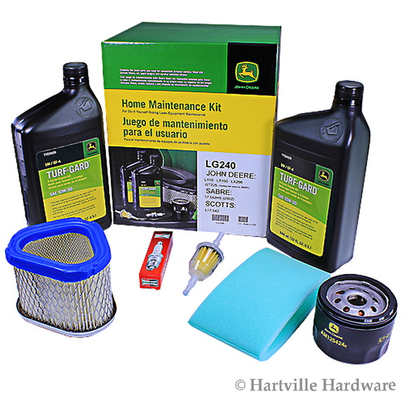 John Deere LG240 Home Maintenance Kit L110 LT160 LX266 GT225 (s/n 060001 )