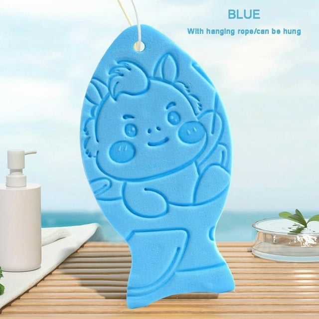 Chmadoxn Exfoliating Sponge 4-piece Set For Removing Body Impurities Suitable For Adults And Children a sponge