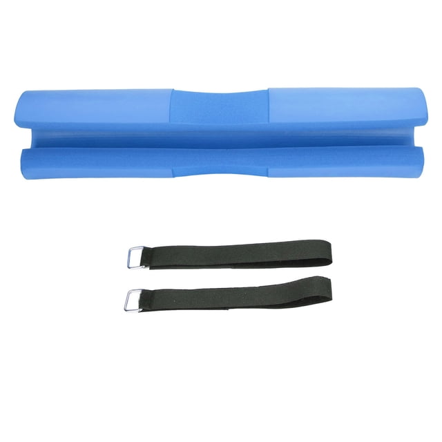 Barbell Squat Pad, 43.5cm Length Lightweight Rubber Foam Barbell Pad For Gym Blue