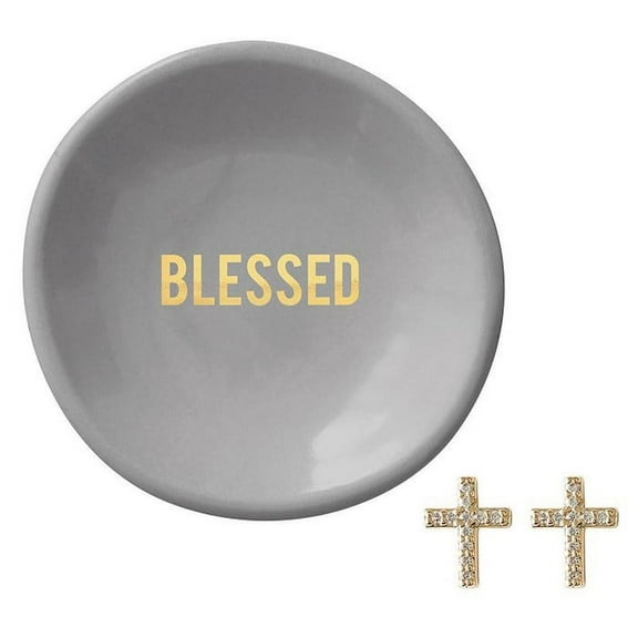 Creative Brands L1829 Blessed Tray w/Earrings