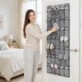 thumbnail image 5 of Door Shoe Organizer Hanging Fabric Shoe Organizer for Closet Door, Over Door Shoe Organizer Hanging for Entryway Bedroom Closet, 35 Pockets Hanging Shoe Storage Organizer, 5 of 6