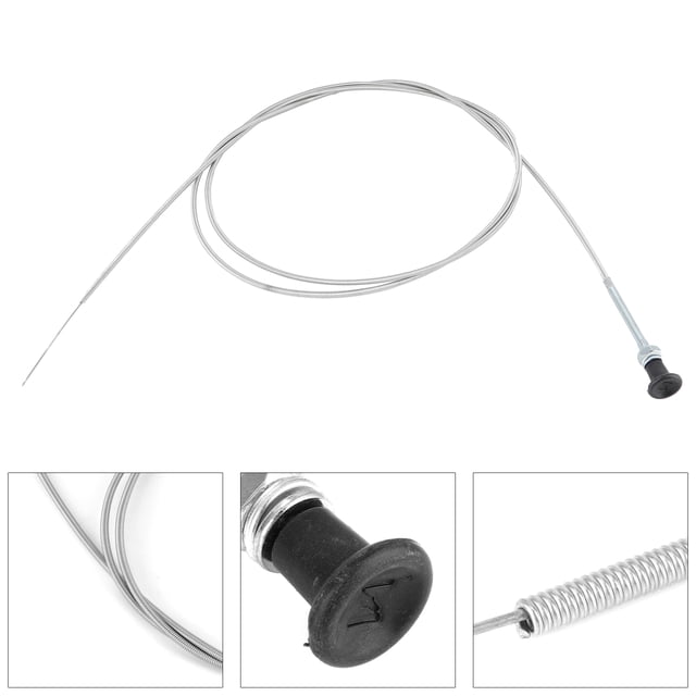 Car Throttle Cable, Standard Universal 96in Throttle Cable Carbon Steel for Motorcycle for Go Kart