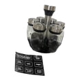 thumbnail image 2 of deevoka Revolving Spice Rack Dustproof Non Slip Glass Jar Bottles for Cabinet Pantry Single Layer, 2 of 9