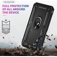 thumbnail image 5 of REQO for Samsung A14 5G Case, Galaxy A14 5G Case, with HD Screen Protector, Military-Grade Metal Ring Holder Kickstand 15ft Drop Tested Shockproof Cover Case for Samsung Galaxy A14 5G Black, 5 of 7