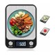 thumbnail image 1 of Báscula de cocina con opciones de medición versátiles, pantalla LCD para lecturas claras, sensores de alta precisión para resultados confiables, superficie fácil de limpiar para una limpieza rápida, 1 of 5