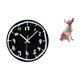 thumbnail image 1 of Reloj de pared,Reloj de pared silencioso y decorativo que no hace tictac,Reloj moderno de 12 pulgadas para pared de casa o oficina,sencillo.,Figura decorativa,Estatua de perro, 1 of 8
