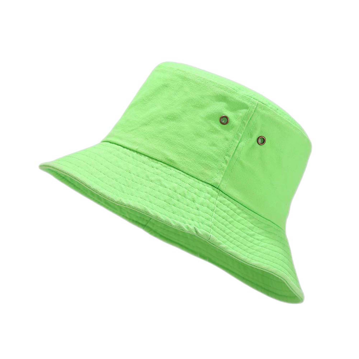 Unisex Solid Color Bucket Hat Sun Hat for Men and Women