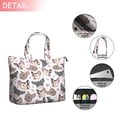thumbnail image 2 of Bulldog Dog and Love Heart Travel Tote Bags for Women Carry On,Large Weekender Bags for Women Travel,Multi Functional Duffle Bag for Work,Shopping,Sports, 2 of 5
