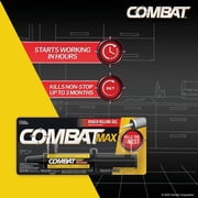 Combat Max Roach Killing Gel for Indoor and Outdoor Use,1 Syringe, 1.05 fl oz