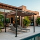 thumbnail image 4 of Ilios Innova | Pérgola de Jardín 3x3m con Techo Retráctil,  Estructura de Hierro y Tela Poliéster Protección Solar para Patio Terraza, 4 of 9