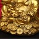 thumbnail image 2 of Nvzi Estatua de Buda sonriente de Feng Shui, figura de Maitreya con bolsa de dinero, Buda feliz para la buena suerte, esculturas de latón para decoración del hogar (grande)., 2 of 4