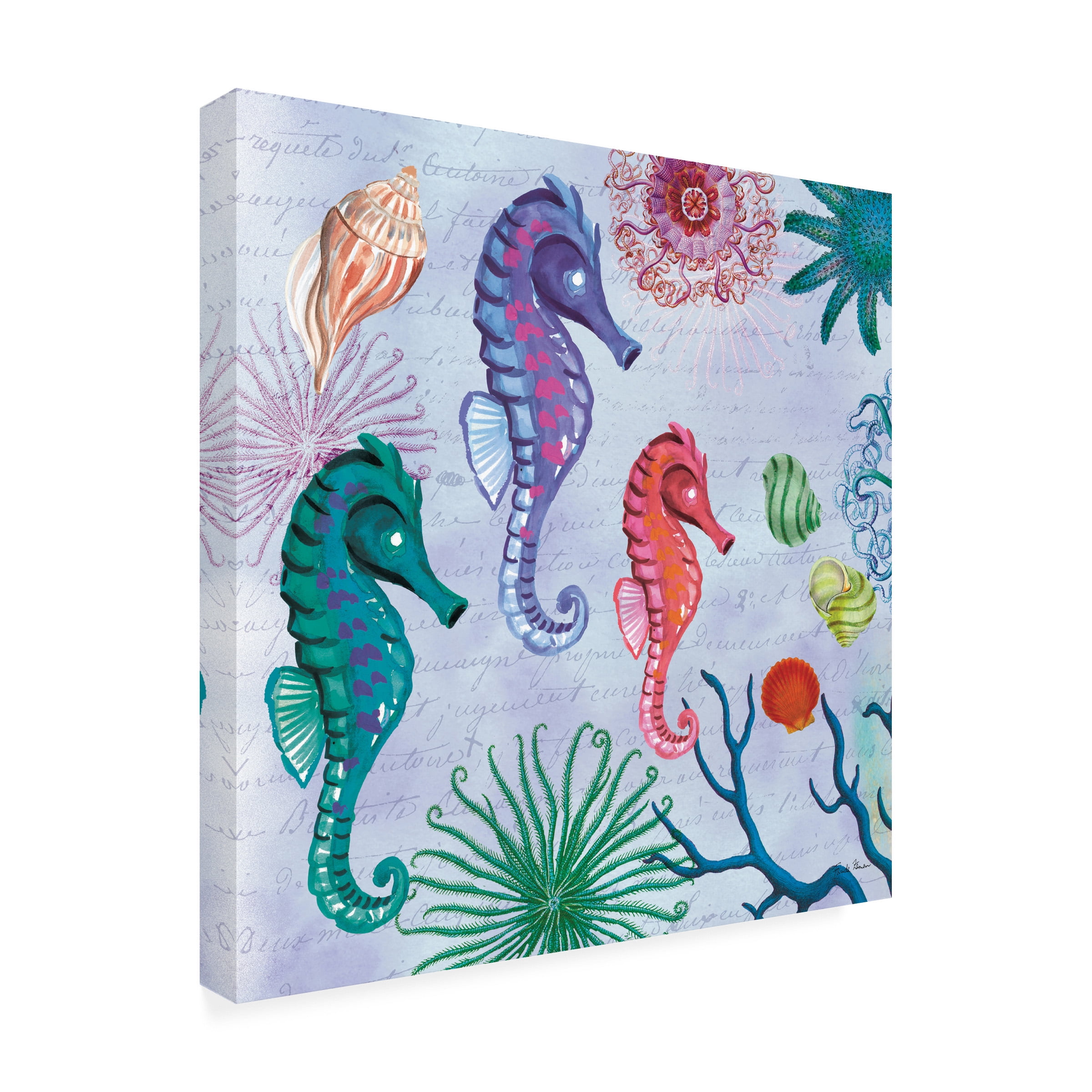 Trademark Fine Art 'Tropical Underwater II' Canvas Art by Farida Zaman