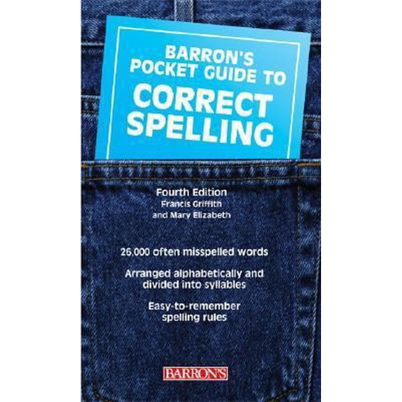 Pre-Owned Pocket Guide to Correct Spelling (Barron's Pocket Guides) (Paperback) 0764126911 9780764126918