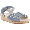 thumbnail image 1 of Women's Propet Maya Wedge Quarter Strap Sandal Blue, 1 of 6