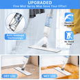 thumbnail image 4 of Mop for Floor Cleaning, Spray Mop with 18oz Refillable Bottle and 4pcs Washable Pads - Wet Dry Microfiber Mop Home Kitchen or Commercial Use for Wood Hardwood Laminate Ceramic Tiles Floor Cleaners, 4 of 9