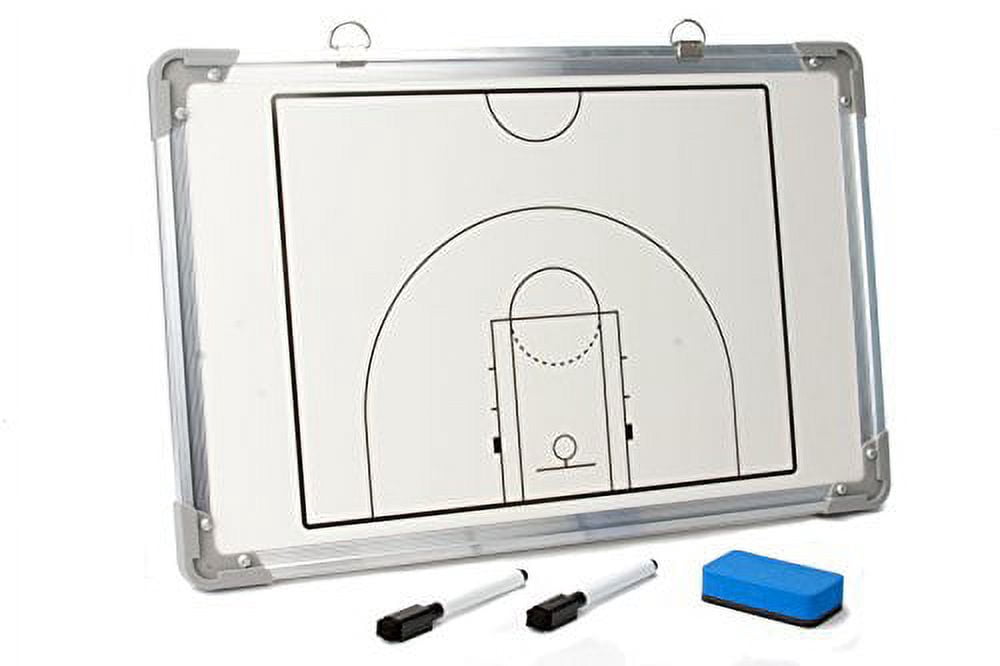 Murray Sporting Goods Magnetic Soccer Dry Erase Coaches Clipboard | Large Soccer Magnet Lineup Coaching Strategy Tactics Board
