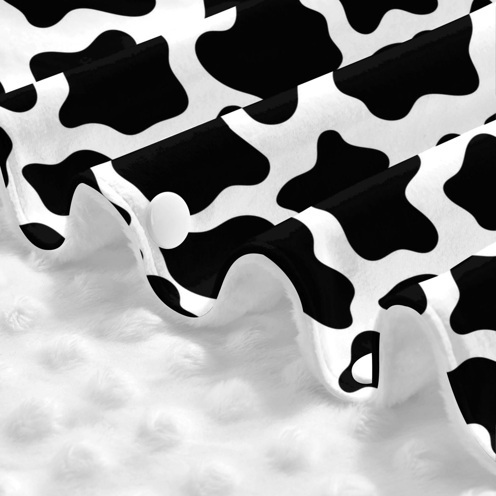 Car Seat Cover Baby - Cow Print Black White Breathable Infant Car Seat Cover for Baby Carseat, Lightweight Comfort Baby Essentials Must Haves Newborn Stuff for Girl Boy