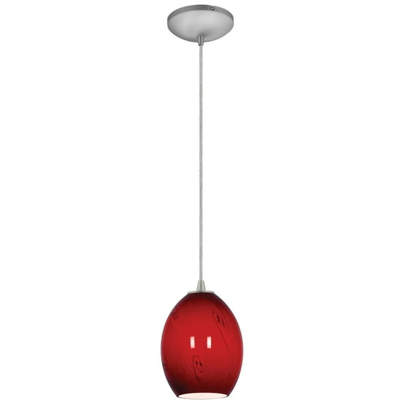 Access Lighting  Japanese Lantern 12 inch Steel Fluorescent Rod Pendant with White Lined Shade