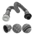 Voiceine Sink Drain Pipe Flexible Tubular Drain Tubing Pipe Kitchen