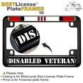 thumbnail image 2 of Motorcycle Metal License Plate Frame with Afghanistan Disabled Veteran Design, 2 of 7