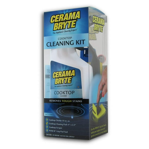 Cerama Bryte Cooktop Cleaning Kit Includes 10 oz. Bottle of Cerama