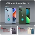 thumbnail image 2 of Funda ESR para iPhone 14/iPhone 13 de grado militar, color negro, 2 of 7