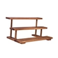 thumbnail image 2 of lionlar Wood Display Riser Jewelry Organizer Rack Fashion Decoration Collectibles Display Stand Showcase Fixtures for Figurines Hotel 3 Layer, 2 of 9